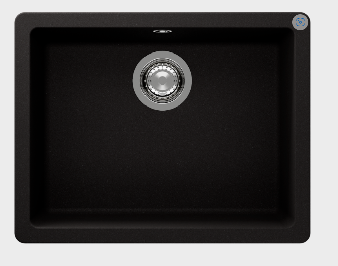 Schock Cristalite quadro N100 single bowl - Black