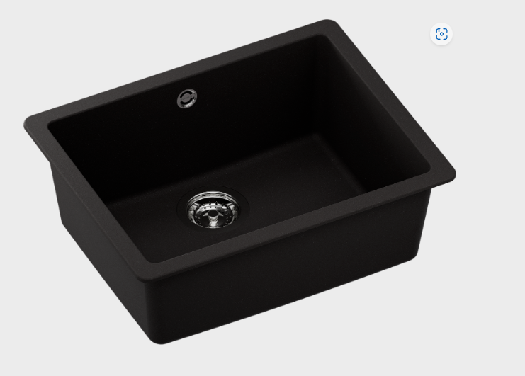 Schock Cristalite quadro N100 single bowl - Black