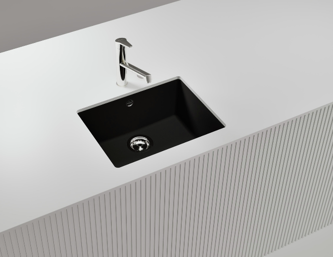 Schock Cristalite quadro N100 single bowl - Black