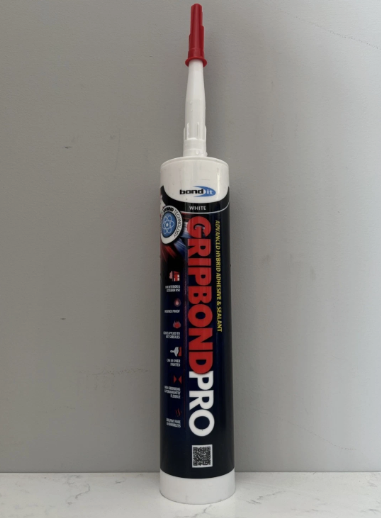 Bond it - GRIPBONDPRO - Advanced hybrid adhesive & Sealant - White - 290ml