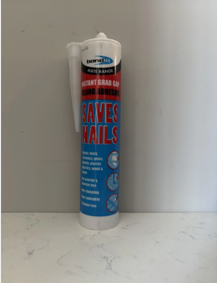 BOND IT - INSTANT GRAB FILLING ADHESIVE - SAVES NAILS
